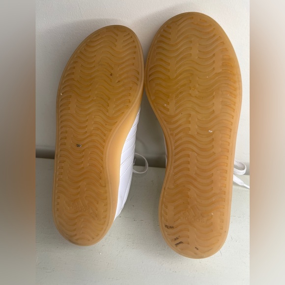 Adidas VL Court 3.0 Sneakers Women’s Size 7.5 White Gum Sole Casual Shoes - Picture 6 of 9